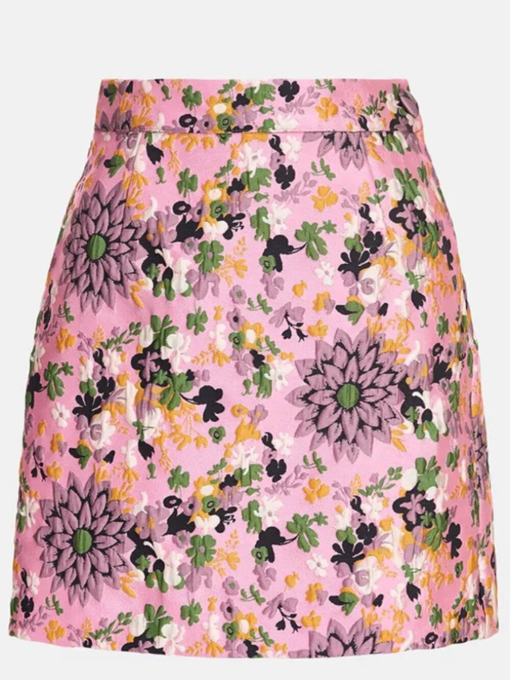 Essentiel Antwerp Women's Pink Floral Jacquard Mini Skirt Size 36